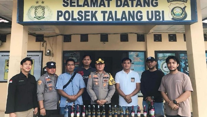 Polsek Talang Ubi gelar razia miras di sejumlah warung