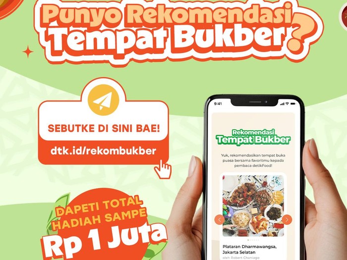 Poster Rekomendasi Tempat Bukber