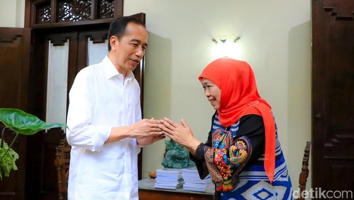 Potret Sejumlah Kepala Daerah dari Jatim Silaturahmi ke Jokowi Usai Retreat