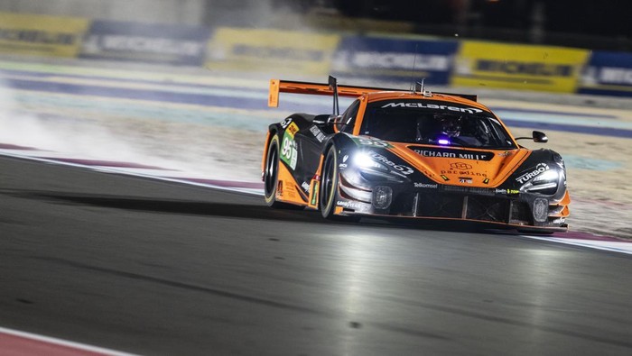 95 GELAEL Sean (ina), LEUNG Darren (gbr), SATO Marino (jpn) , United Autosports, McLaren 720S GT3 Evo #95, LM GT3, action during the Qatar 1812 KM, 1st round of the 2025 FIA World Endurance Championship, from February 25 to 28, 2025 on the Losail International Circuit in Lusail, Qatar - Photo Charly Lopez / DPPI
