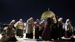 Suasana Salat Tarawih di Masjid Al-aqsa