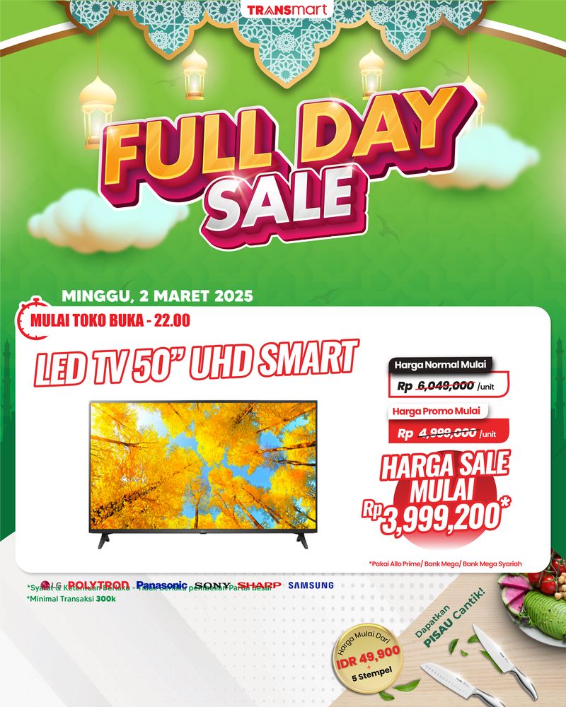 Transmart Full Day Sale 2 Maret 2025