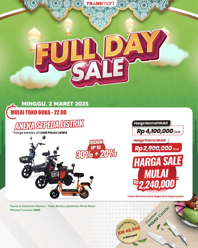 Transmart Full Day Sale 2 Maret 2025