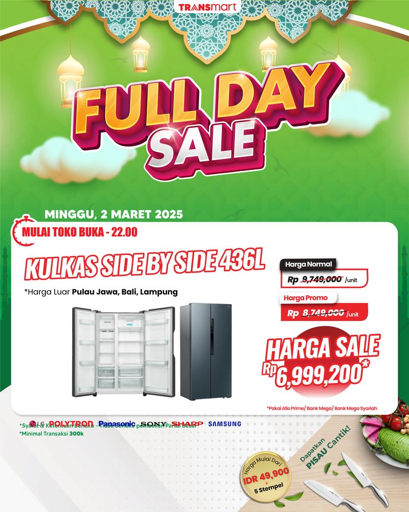 Transmart Full Day Sale 2 Maret 2025
