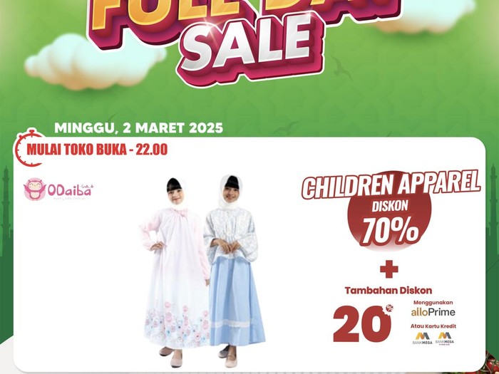 Transmart Full Day Sale Pakaian