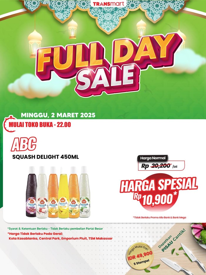 Transmart Full Day Sale-Sirup
