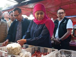 Gubernur Khofifah Sidak Pasar Induk Among Tani Kota Batu, Ini Temuannya