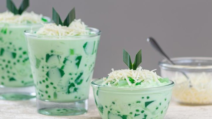 Ilustrasi es buko pandan