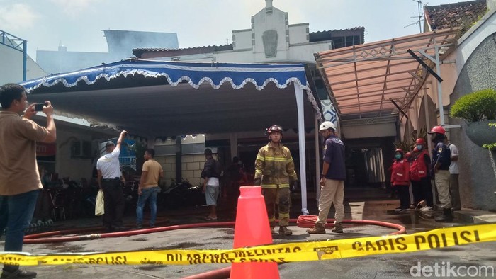 Kebakaran di Bank Jateng Klaten, Minggu (2/3/2025)