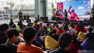Keseruan Nobar MotoGP Bareng detikcom dan Pertamina Enduro