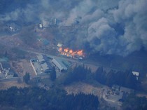 1.700 Petugas Berjuang Padamkan Kebakaran Hutan Terbesar di Jepang