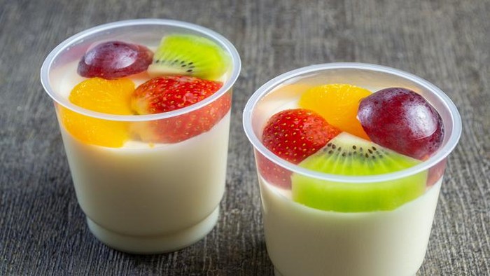 Ilustrasi puding buah
