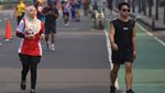 Ramadan, Warga Tetap Semangat Berolahraga di CFD Jakarta