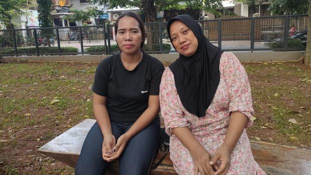 Rini dan Midah di Tebet Eco Park (Dwi/detikcom)