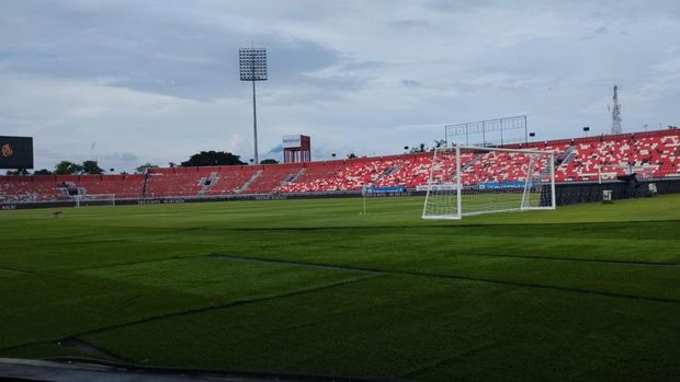 Stadion Kapten I Wayan Dipta, Gianyar, Bali, beberapa waktu lalu. Stadion ini merupakan kandang Bali United.