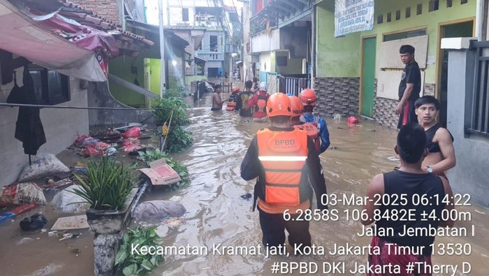 38 RT di Jakarta Terendam Banjir Pagi Ini