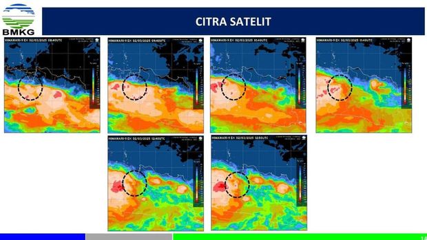 Citra satelit BMKG 2 Februari 2025. (Dok. BMKG)