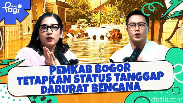 Detik Pagi edisi Selasa, 4 Maret 2025 membahas Pemkab Bogor Tetapkan Status Tanggap Darurat Bencana.