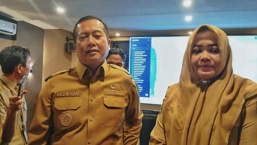 Gubernur dan Wagub NTB, Lalu Muhamad Iqbal dan Indah Dhamayanti Putri (Iqbal-Dinda). (Ahmad Viqi/detikBali)