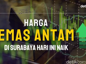 Harga Emas Kembali Merangkak Naik, 1 Gram Rp 2.635.000