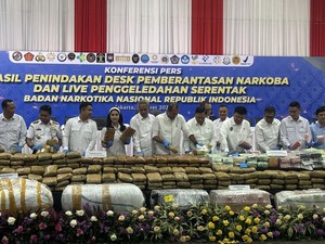 BNN Ungkap 6 DPO Usai Sita 1,2 Ton Narkotika dari 14 Kasus