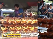 Murah Banget! Pria Ini Jual Ayam Panggang Utuh Rp 3.600 per Ekor