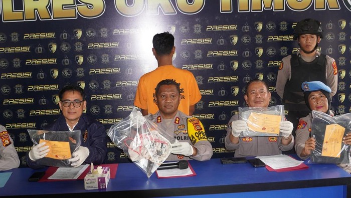Polres OKU Timur merilis pembunuhan Agus Cik di OKU TImur