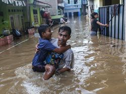 Potret Kramat Jati Jakarta Terendam Banjir