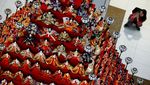 Ribuan Boneka Tradisional Jepang Sambut Perayaan Hinamatsuri