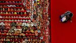 Ribuan Boneka Tradisional Jepang Sambut Perayaan Hinamatsuri