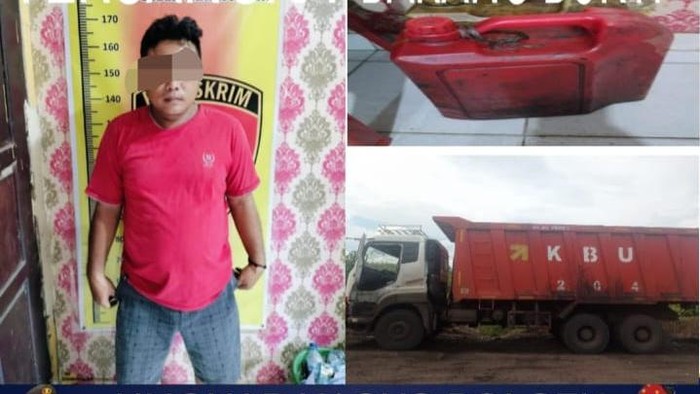 Sopir truk di PALI ditangkap polisi karena menggelapkan BBM perusahaan