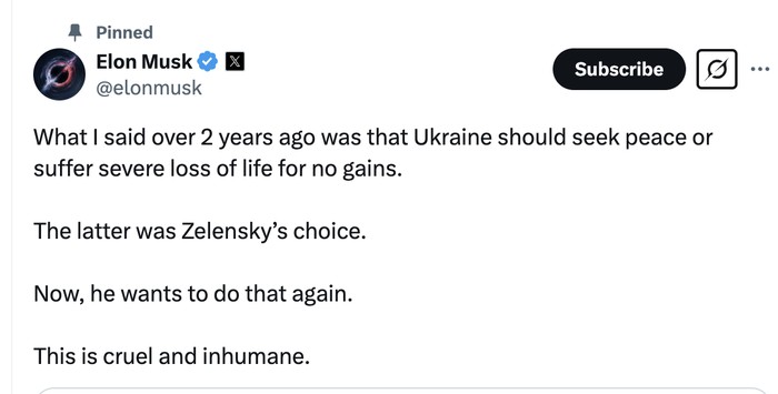Tweet Elon Musk