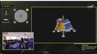 Private lunar lander Blue Ghost after touching down on the moon with a special delivery for NASA Sunday, March 2, 2025. (NASA/Firefly Aerospace via AP)