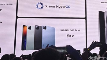 Ajang peluncuran di Barcelona juga menjadi momen peluncuran sejumlah produk Xiaomi lainnya yaitu Xiaomi Pad 7, Xiaomi Pad 7 Pro, Xiaomi Watch S4, Xiaomi Smart Band 9 Pro, Xiaomi Buds 5 Pro dan Xiaomi Electric Scooter 5. Foto: Fitraya Ramadhanny/detikINET