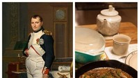 Mantan kaisar Prancis, Napoleon Bonaparte doyan ayam Marengo khas Prancis. Berupa potongan ayam dengan jamur champignon dan aneka bahan lainnya. Foto: ranker.com