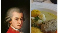 Makanan favorit komponis Mozart tak kalah unik. Berupa dumpling atau pangsit yang digoreng dengan mentega dan disajikan dengan kubis fermentasi, sauerkraut. Foto: ranker.com