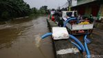 Banjir di Ciledug Mulai Surut, Jalanan Kusut