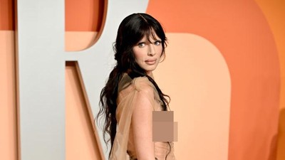 Foto: Tren Naked Dress di After Party Oscars 2025, Efek Bianca Censori?
