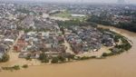Foto Udara Banjir di Kota Bekasi