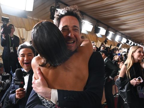 Halle Berry, Adrien Brody at the 97th Oscars held at the Dolby Theatre on March 02, 2025 in Hollywood, California. (Photo by Michael Buckner/Penske Media via Getty Images)