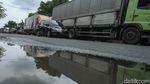 Potret Macet Parah di Jalan Raya Narogong Imbas Banjir Bekasi