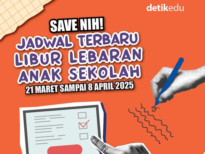 Jadwal terbaru libur lebaran 2025 buat anak sekolah