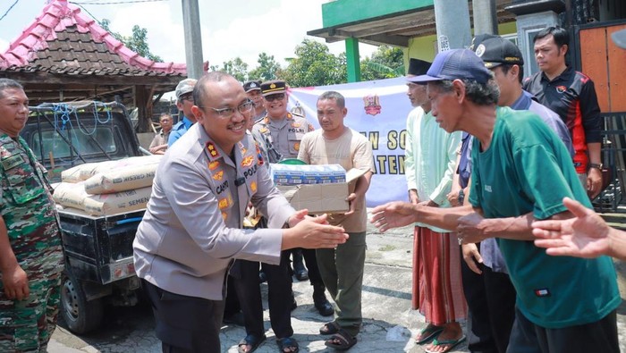 Kapolres Klaten AKBP Nur Cahyo di Joglo Limasan, Kecamatan Ceper, Jumat (28/2/2025).