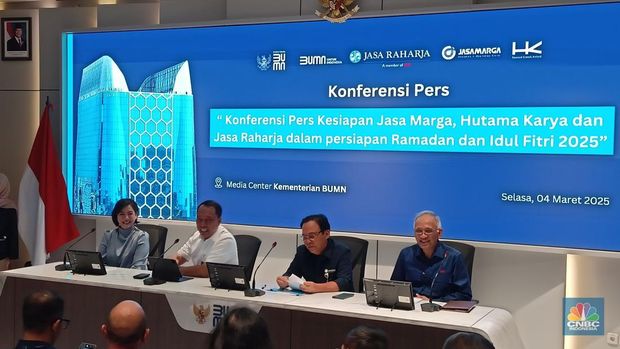 Kementerian BUMN bakal mengadakan mudik gratis dengan jumlah sebanyak 100 ribu kursi. (CNBC Indonesia/Ferry Sandi)