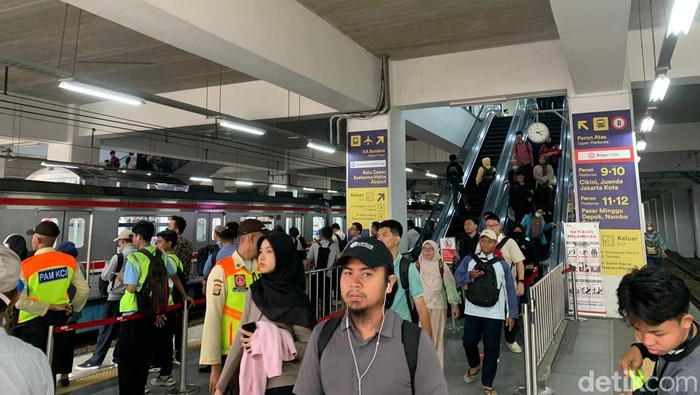 Kondisi Stasiun Manggarai. (Mulia Budi/detikcom)