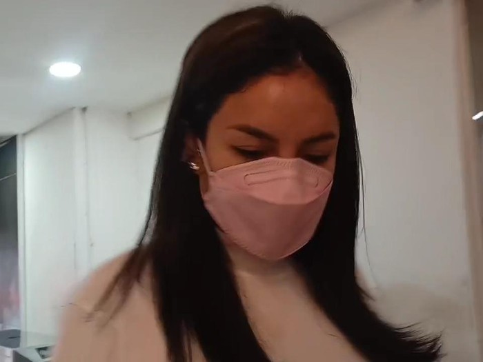 Nikita Mirzani di Polda Metro Jaya.