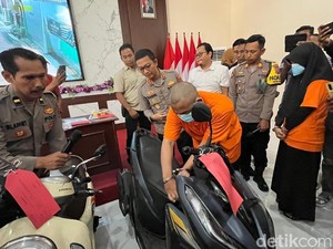 Pasutri di Mojokerto 21 Kali Curi Motor, Hasilnya buat Makan dan Nyabu