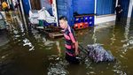 Penampakan Lantai Dasar Pasar Cipulir Terendam Banjir