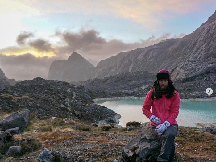 Pendaki Chintya Tengens Kastanya di Carstensz Pyramid