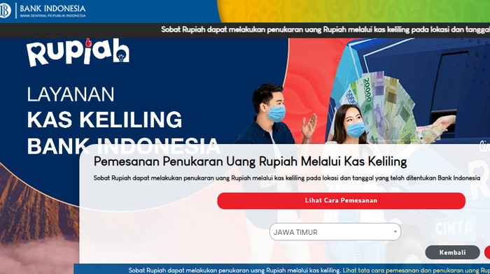 Penukaran uang baru Lebaran 2025.